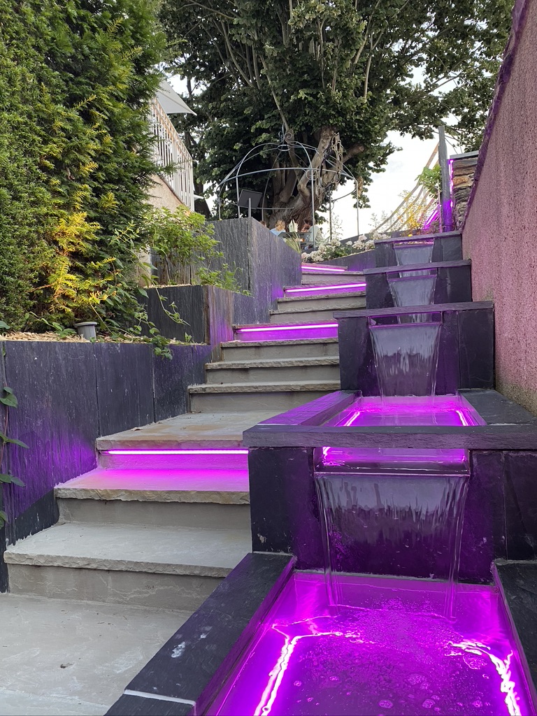 creation fontaine et cascade